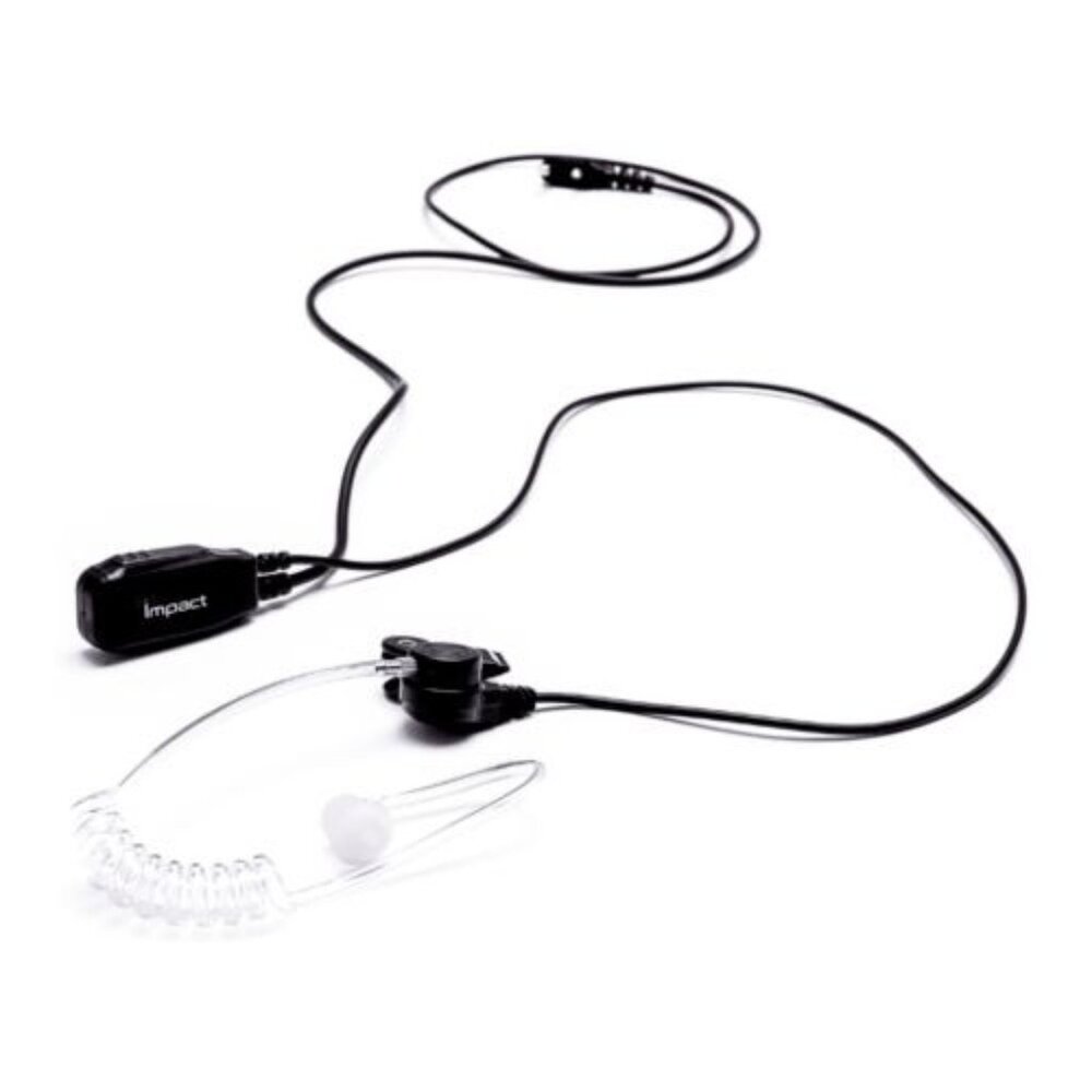 Impact K1-PLO-AT1 Receive Only Earpiece w/ Acoustic Tube Kenwood 2-Pin